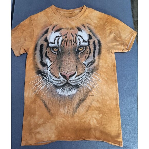 The Mountain Other - 3D Tees by THE MOUNTAIN 2011 Jeremy Paul Tiger Tie Dye Graphic T Shirt Small